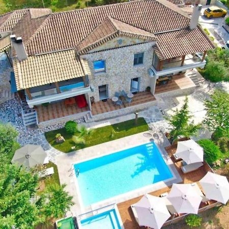 Petra House Villa Ano Korakiana Bagian luar foto
