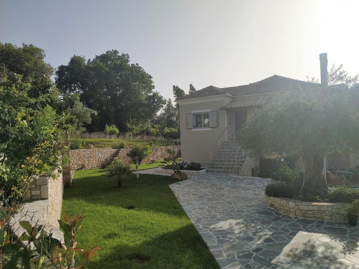Petra House Villa Ano Korakiana Bagian luar foto