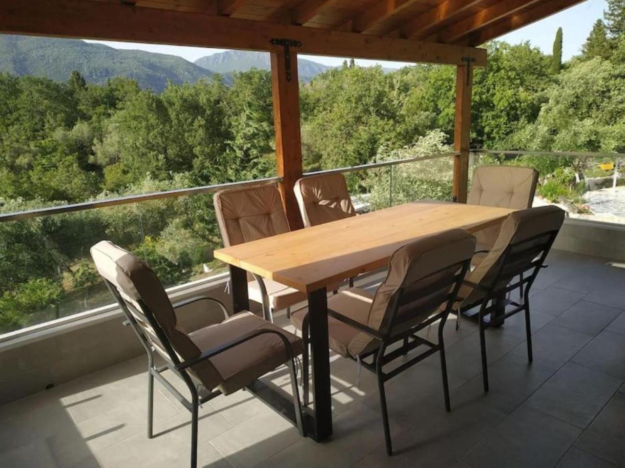 Petra House Villa Ano Korakiana Bagian luar foto