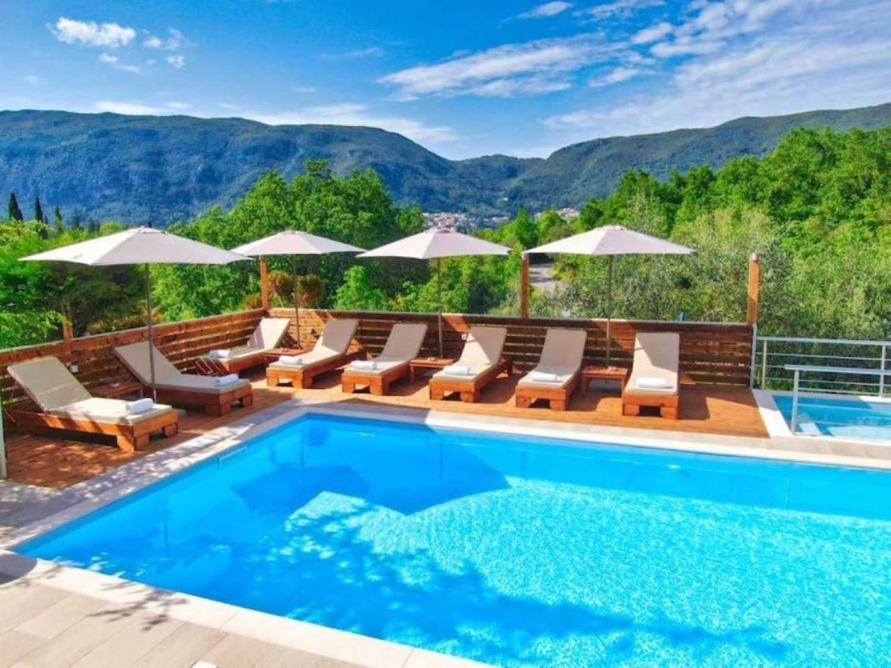 Petra House Villa Ano Korakiana Bagian luar foto