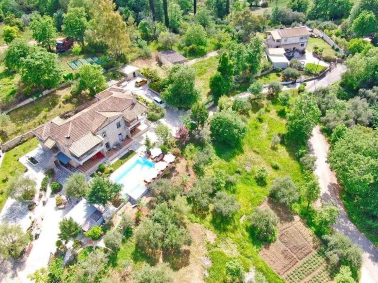 Petra House Villa Ano Korakiana Bagian luar foto
