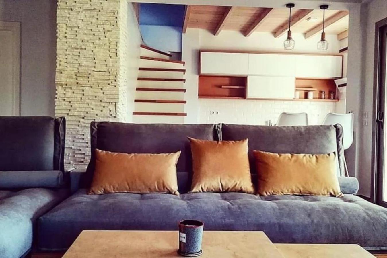 Petra House Villa Ano Korakiana Bagian luar foto