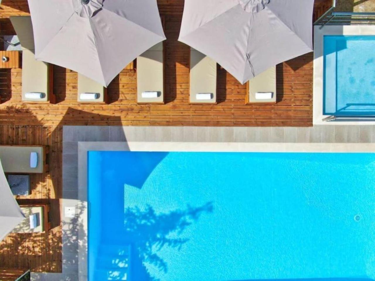 Petra House Villa Ano Korakiana Bagian luar foto