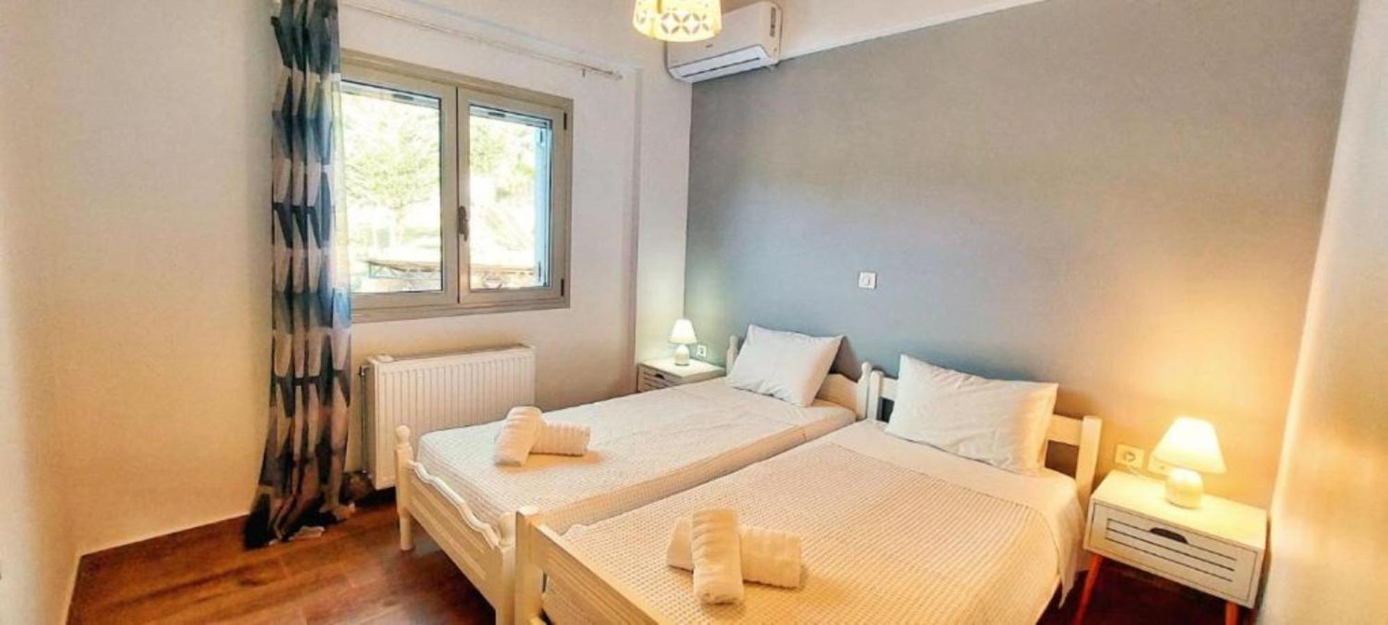 Petra House Villa Ano Korakiana Bagian luar foto