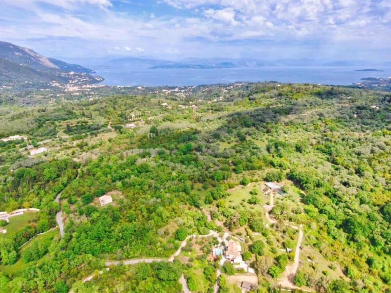 Petra House Villa Ano Korakiana Bagian luar foto