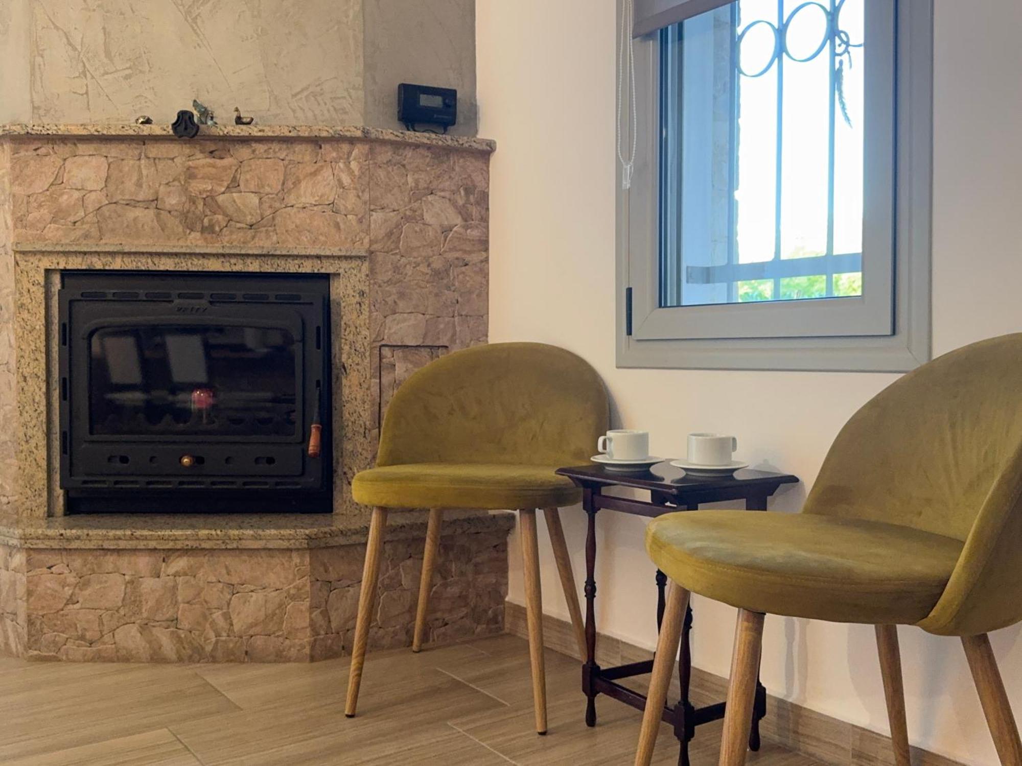 Petra House Villa Ano Korakiana Bagian luar foto